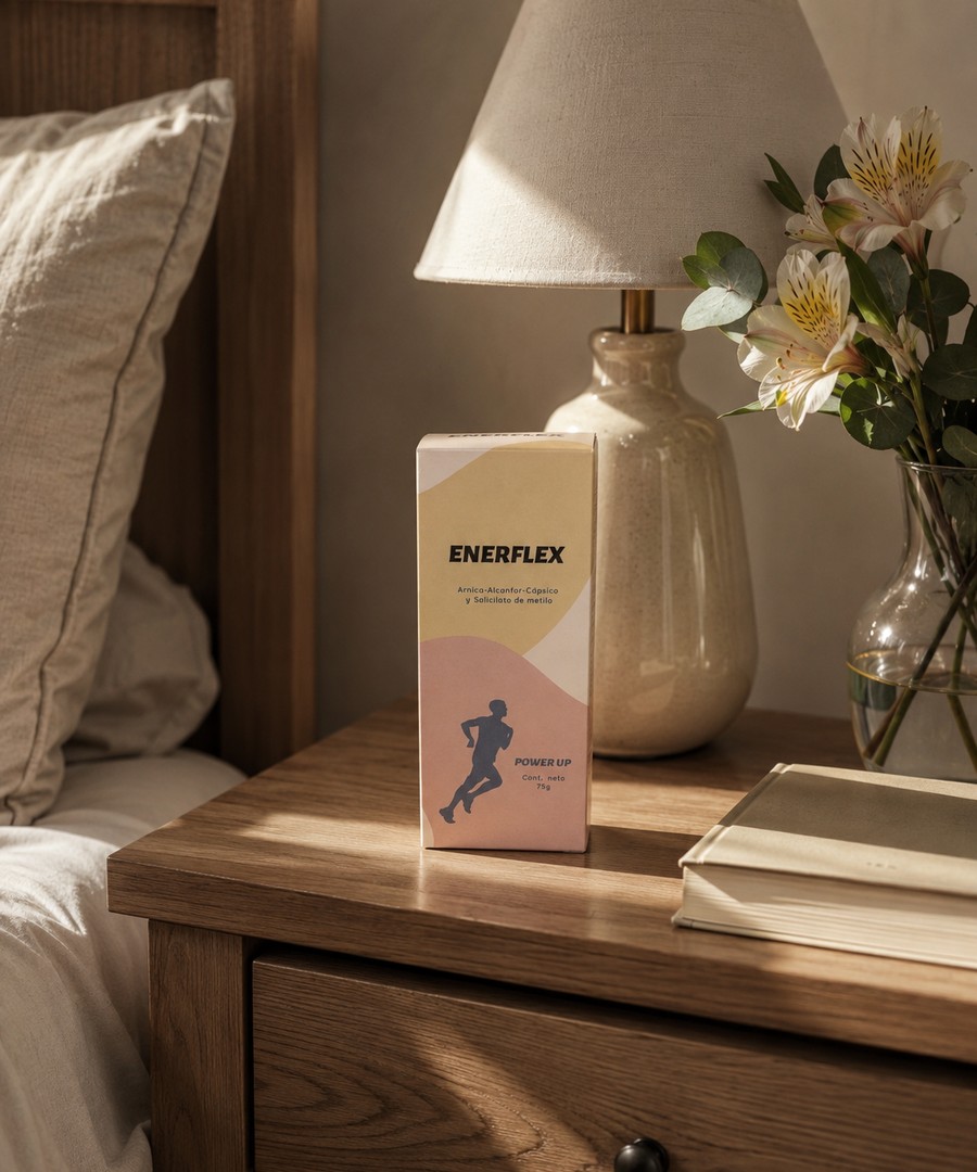 ENERFLEX Power Up · bálsamo tópico con Árnica, Capsicum y Salicilato de Metilo